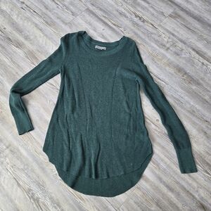 Green Long Sleeve Knit Sweater